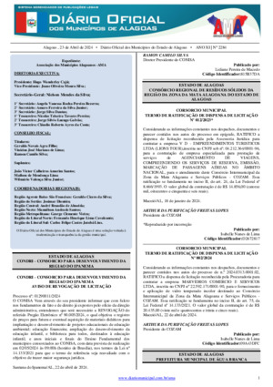 Diário Oficial dos Municípios SIGPub - Sistema Gerenciador de ...